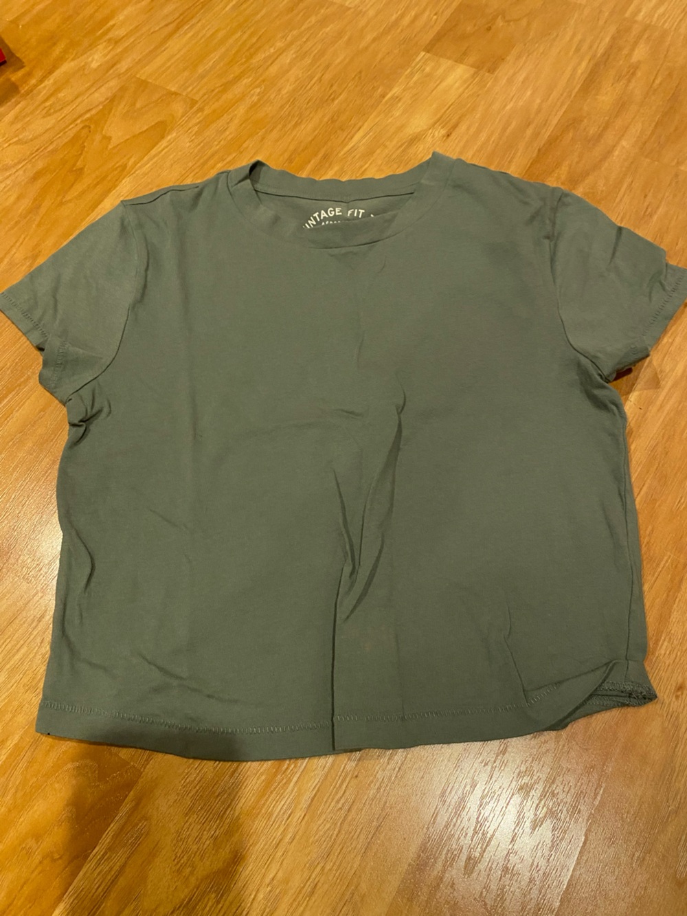 Aeropostale Olive Tee - Short Sleeve Crew